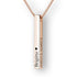 personalisierte namenskette rose gold uniqal